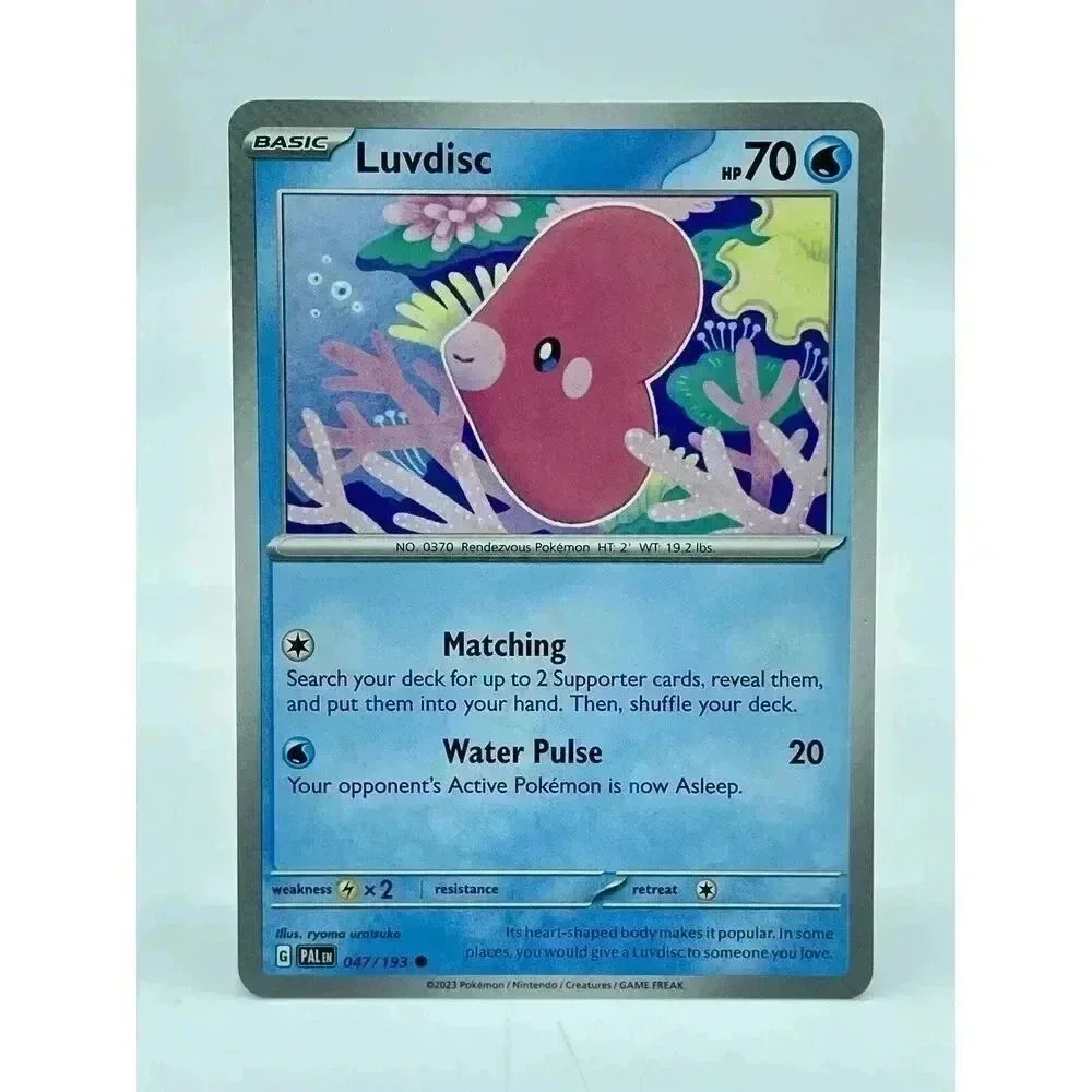 Luvdisc‎ 047/193 Common Paldea Evolved Non-Holo Pokemon TCG Mint Unplayed